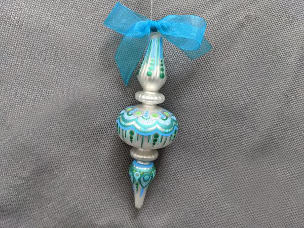 Green and Blue Vintage Inspired Ornament