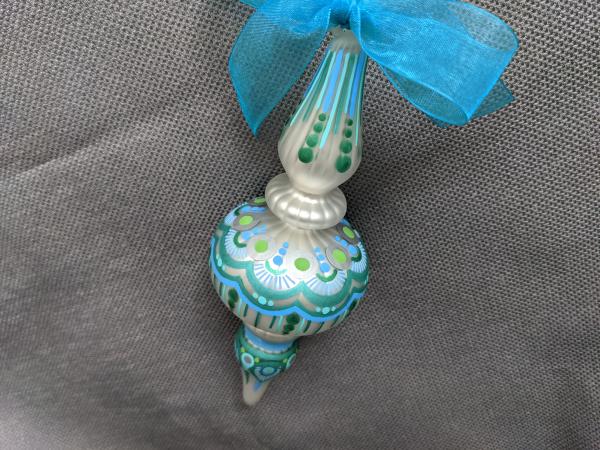 Green and Blue Vintage Inspired Ornament picture
