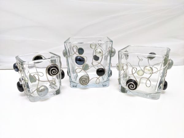 Medium Black Votive Holder picture