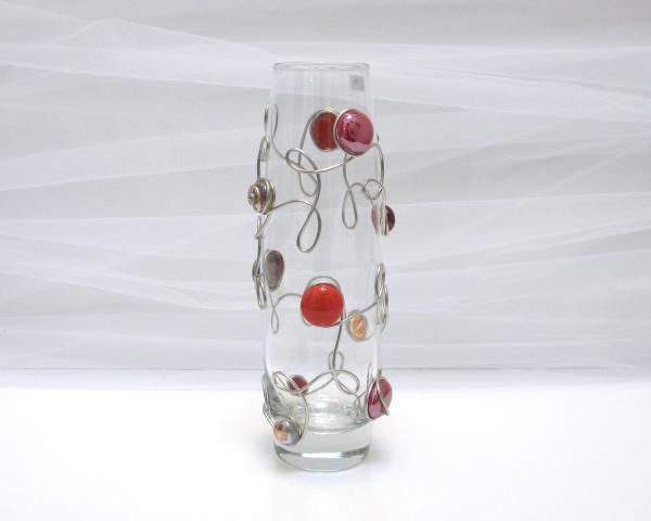 Red Beaded Bud Vase picture