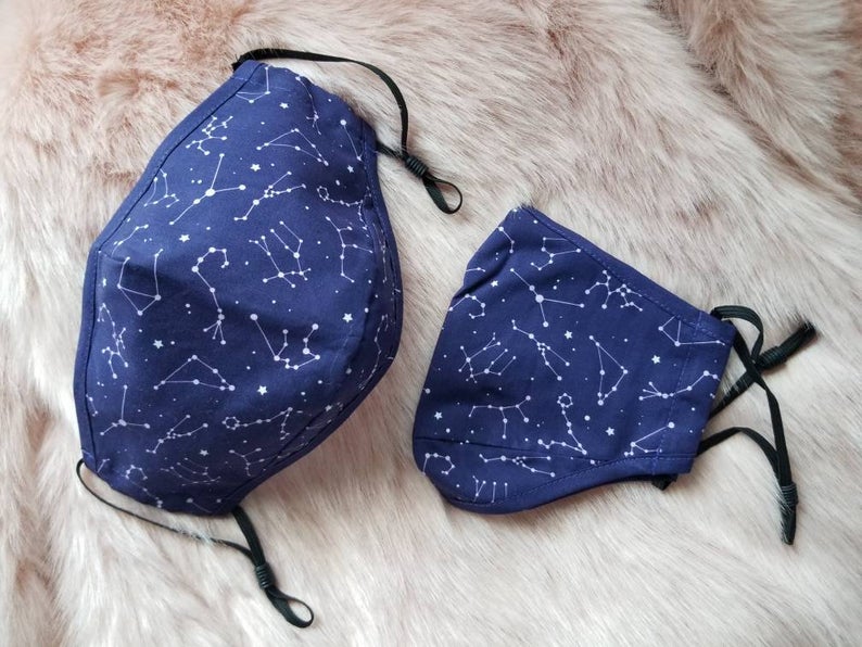 Constellation face mask picture