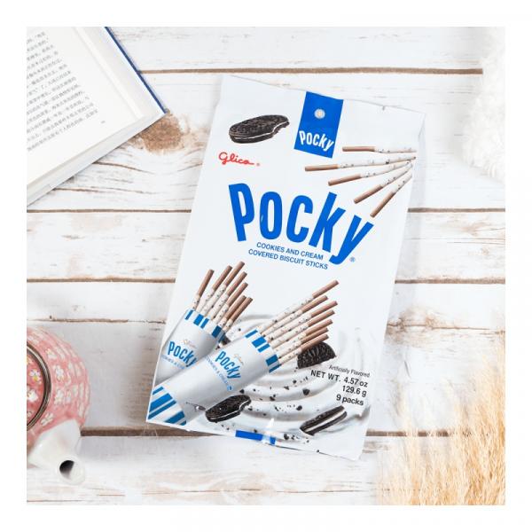 GLICO POCKY COOKIES&CREAM 9P picture