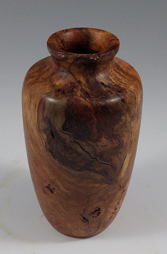 Wood Vase, Cherry Burl (#292)
