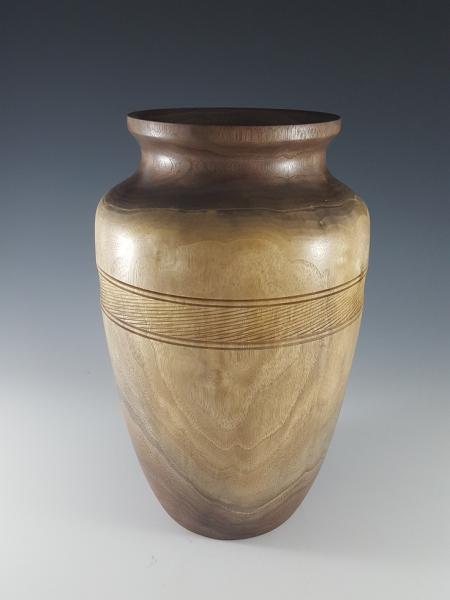 Wood Vase, Walnut (#202)