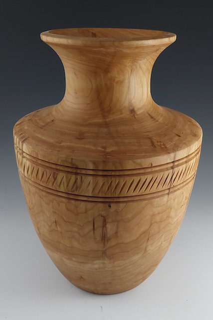 Wood Vase, Cherry (#229)