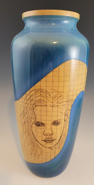Wood Vase, Sycamore (#253)