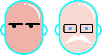 Two Bald Guys Art