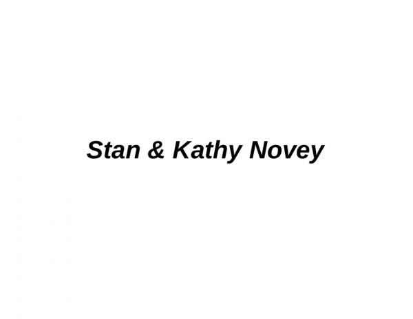 Stan and Kathy Novey