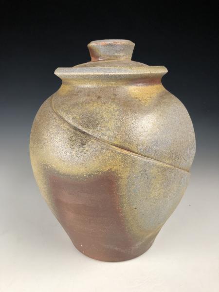 Woodfired Lidded Vase