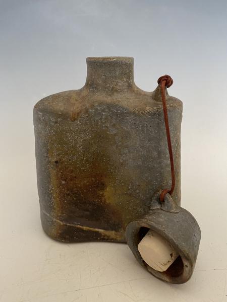 Woodfired Flask with Corked Lid picture