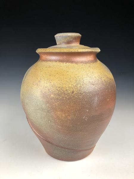 Woodfired Lidded Vase picture