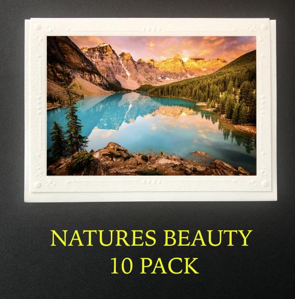 Nature's Beauty 10 Pack Artisan Note Cards picture