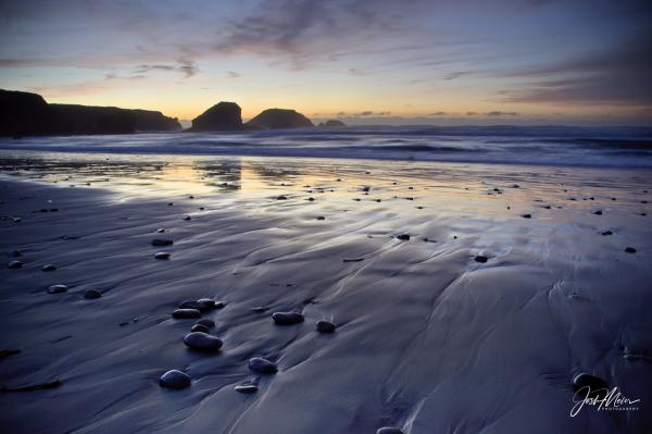 "Purple Sand Twilight" (Julia Pfeiffer Burns State Park, California) Fine Art Archival Print picture