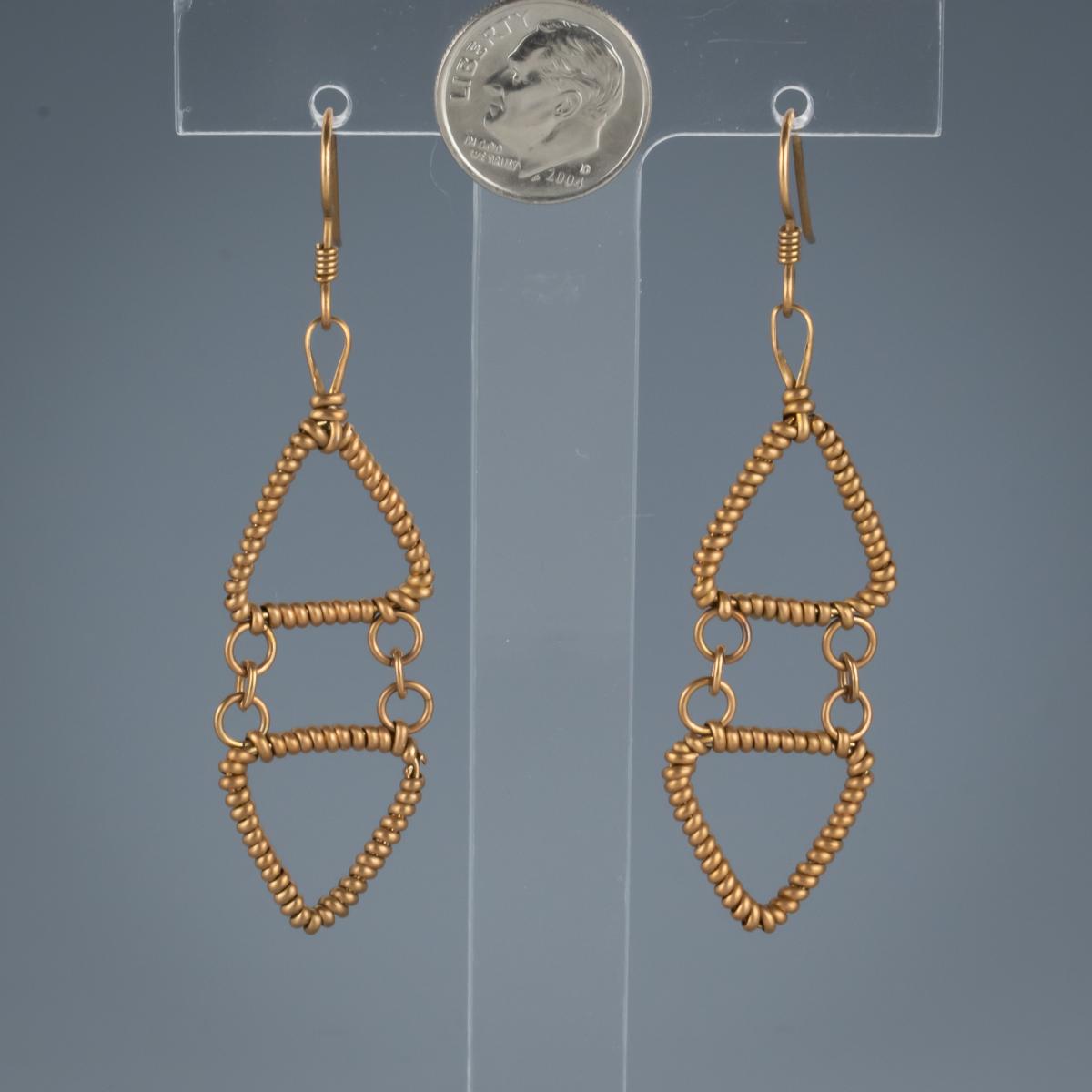 double triangle earrings picture