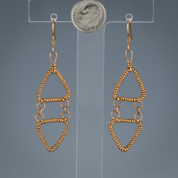 double triangle earrings picture