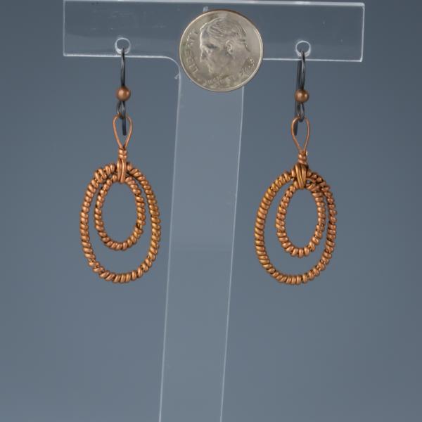 Double oval earrings picture