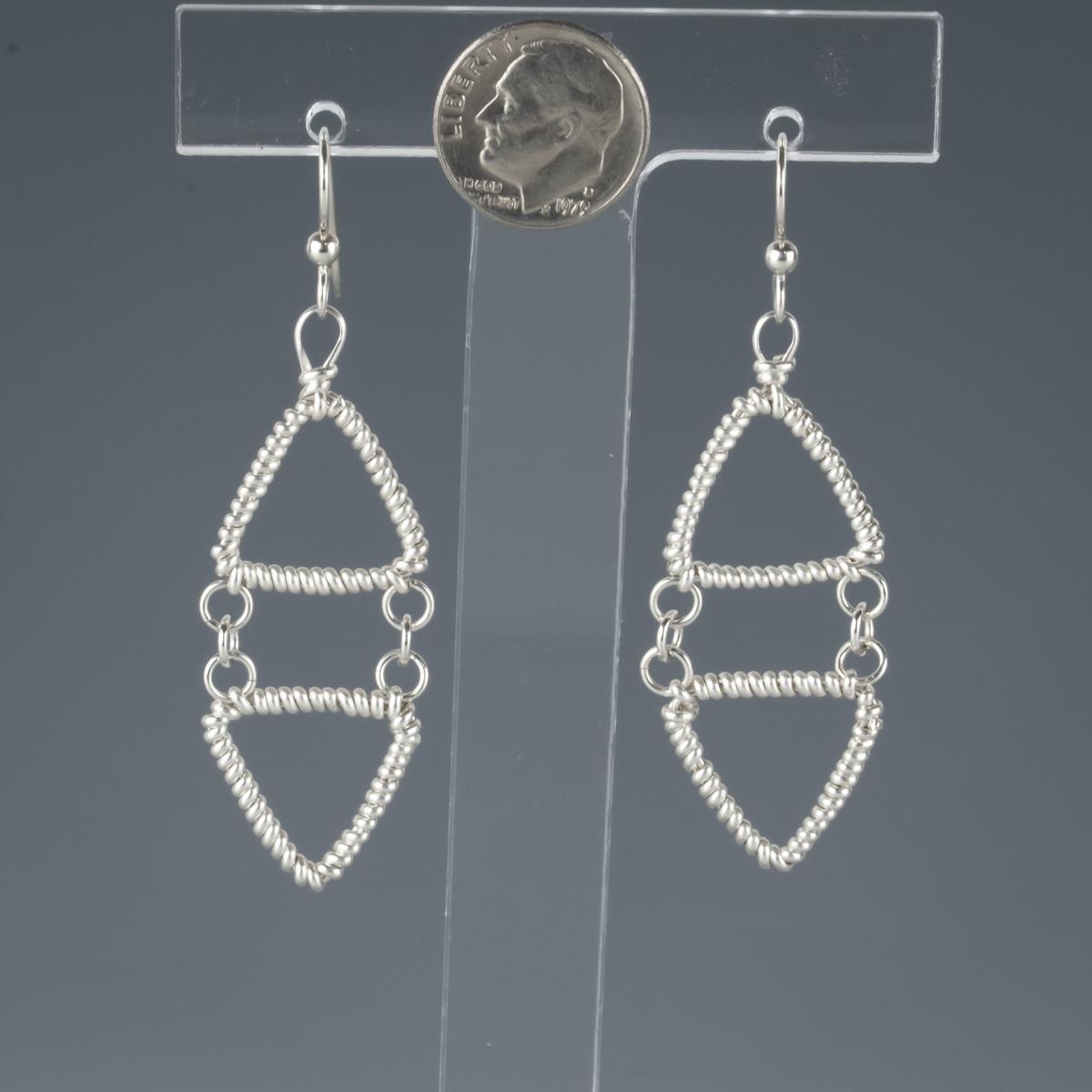 double triangle earrings picture
