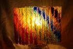 Rainbow Sunrise Medium Oval Luminary