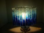 Blue Fade Medium Oval Luminary