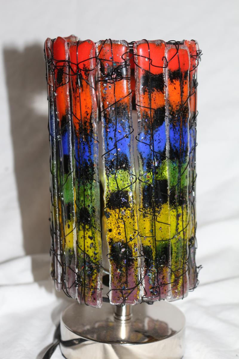 Dark Rainbow Medium Tube Luminary picture