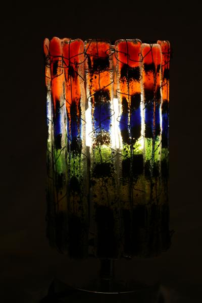 Dark Rainbow Medium Tube Luminary