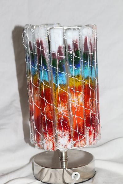 Rainbow Stripe Medium Tube Luminary picture