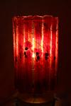 Red Dots Medium Tube Luminary