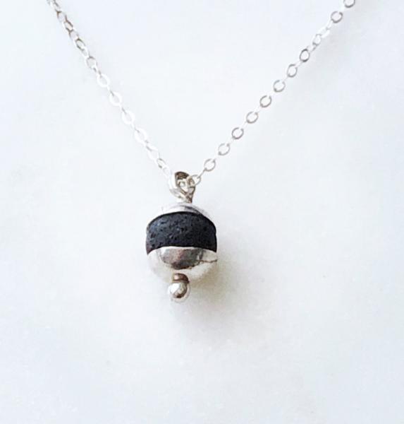 Sterling Silver and Lava Stone Oil Diffuser