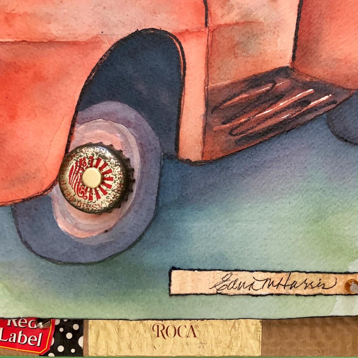 Old Ford Truck-Clock picture