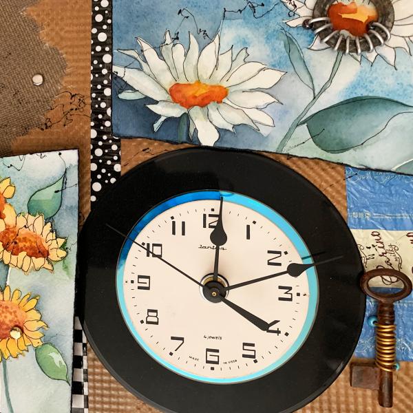 Flower Garden Clock picture