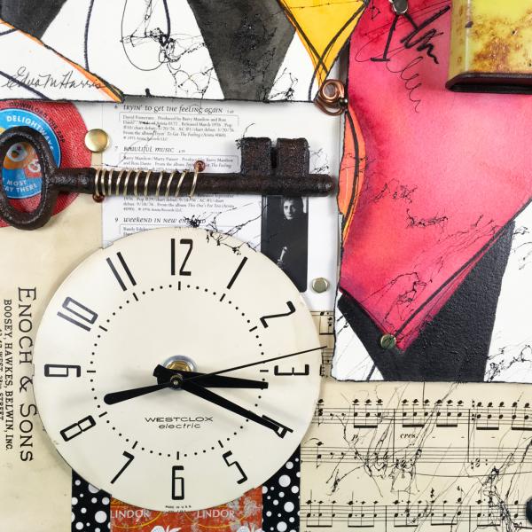 Musical Hearts Clock picture
