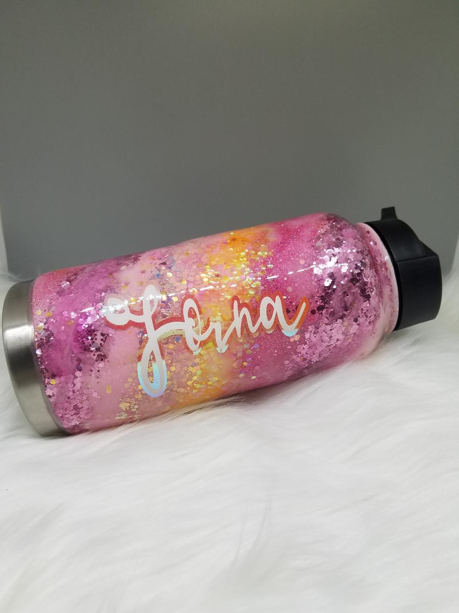 Let All That You Do - Glitter Tumbler picture