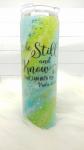 Be Still Milky Way Custom Glitter Tumbler