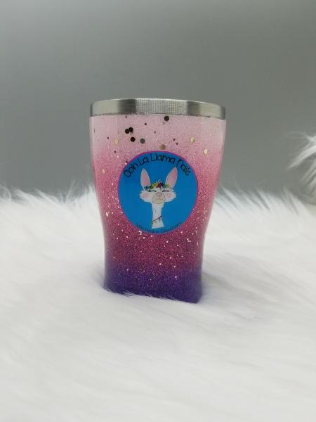 Glitter Ombre Tumbler to Match Color Street Nuclear Fuchsian nail set picture