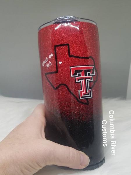 Wreck 'em Tech Glitter Tumbler picture