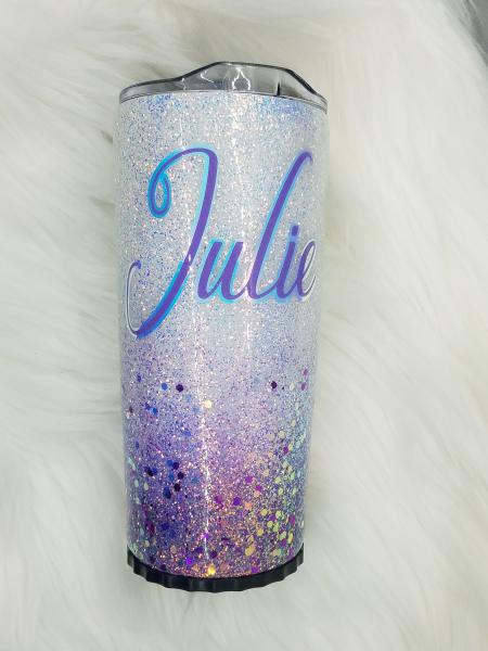 Indian Elephant Glitter Tumbler picture