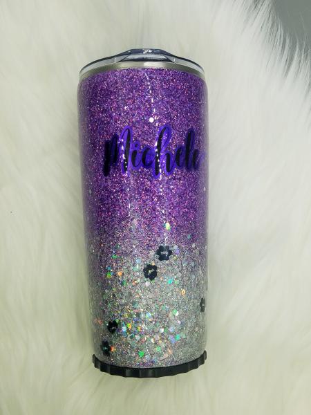 I Work Hard so my Do can have a Better Life Glitter Tumbler picture