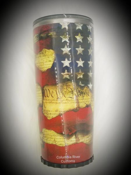 Distressed Constitution of America Tumbler picture