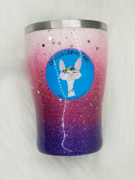 Glitter Ombre Tumbler to Match Color Street Nuclear Fuchsian nail set picture