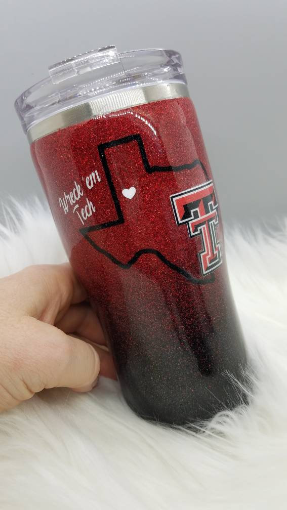 Wreck 'em Tech Glitter Tumbler