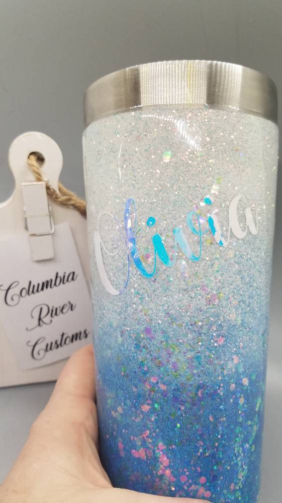 No Prob Llama Glitter Tumbler picture