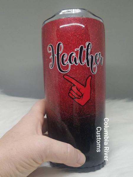 Wreck 'em Tech Glitter Tumbler picture