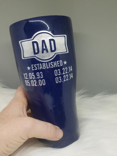 Dad Established Tumbler