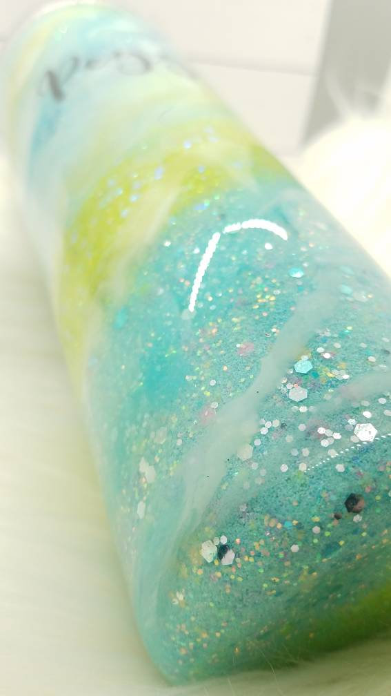 Be Still Milky Way Custom Glitter Tumbler picture