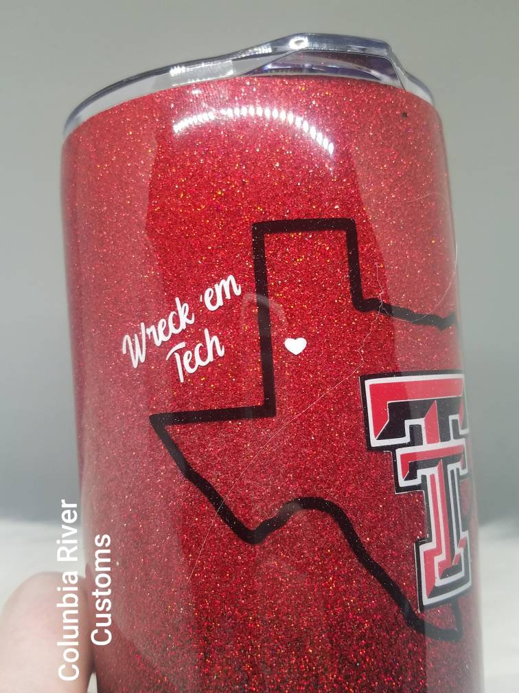 Wreck 'em Tech Glitter Tumbler picture