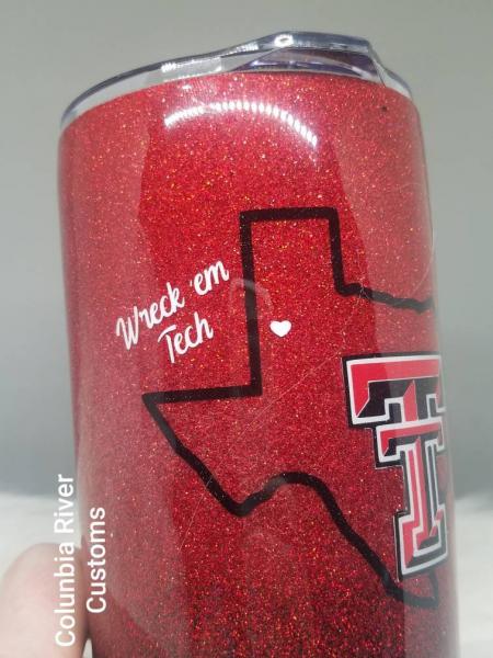 Wreck 'em Tech Glitter Tumbler picture