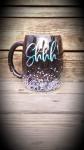 Shhh Opal Glitter Coffee Mug
