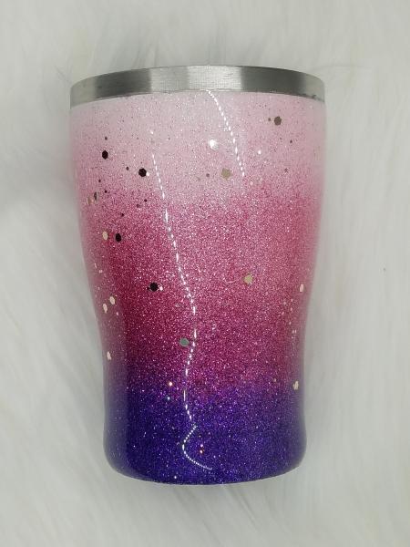 Glitter Ombre Tumbler to Match Color Street Nuclear Fuchsian nail set picture