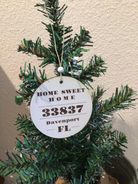 Custom Zip Code Ornament