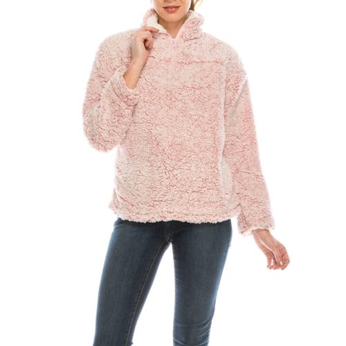 Pink Pullover Sherpa